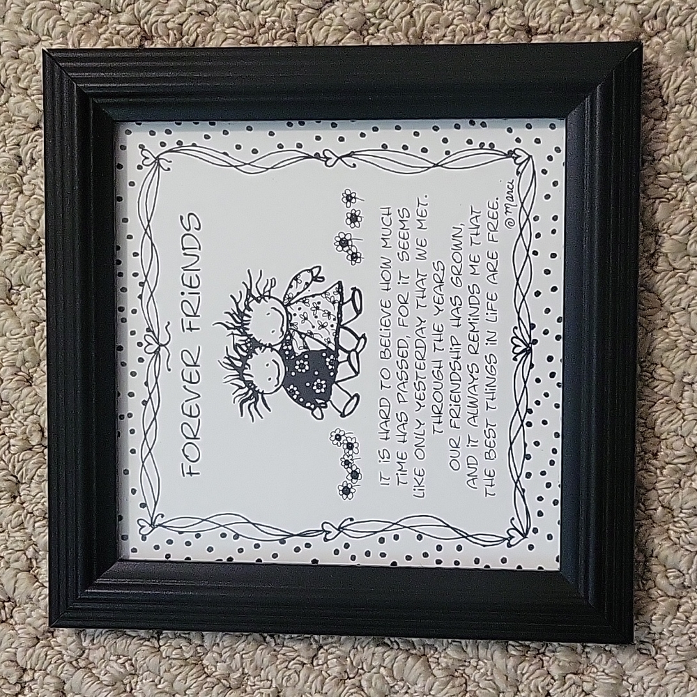 Forever Friends Framed Plaque
